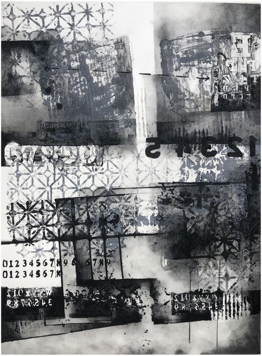 G Kustom Kuhl | Original  Painting | Composition No. 229 [ 5 4 3 2 1 ] | 56 X 76Cm | Artwork For Sale On Artfinder