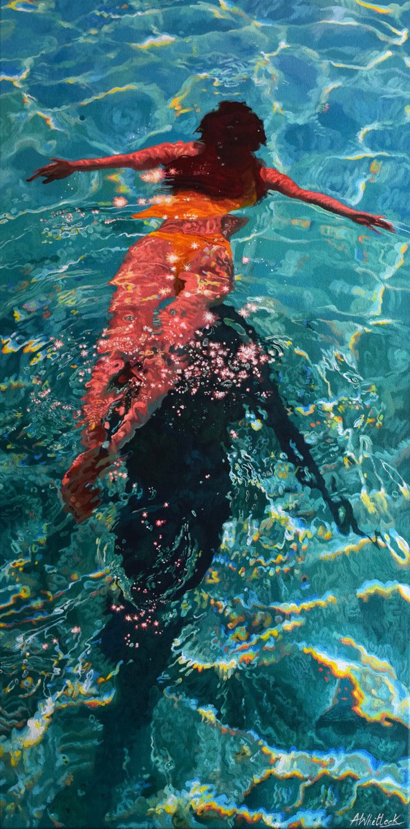 Spark By Abi Whitlock, 16 X 31, Artwork For Sale On Artfinder