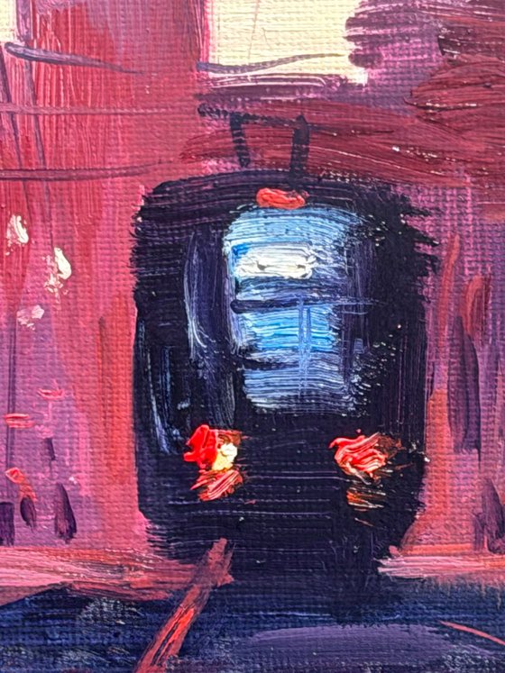Tram at Dusk