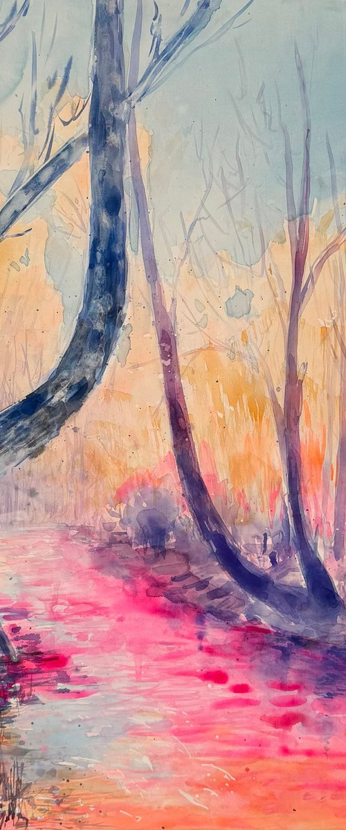Day 3 quiet woodland by Alina Lobanova