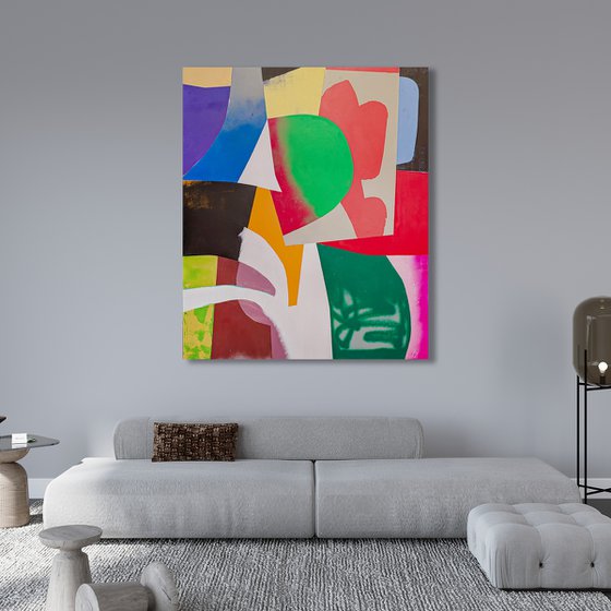 Color Structure #1 Fragments in Motion