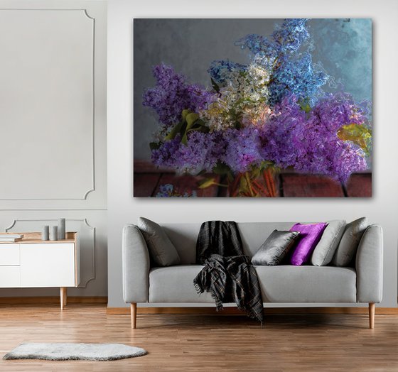 Lilas 2/XL large original artwork