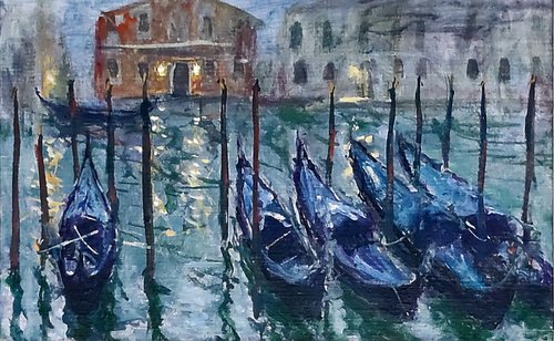 Venetian  twilight by Dimitris Voyiazoglou