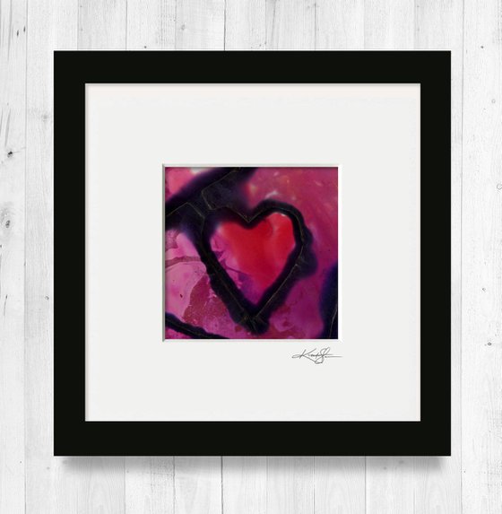 Heart Song 103 - Heart Painting by Kathy Morton Stanion