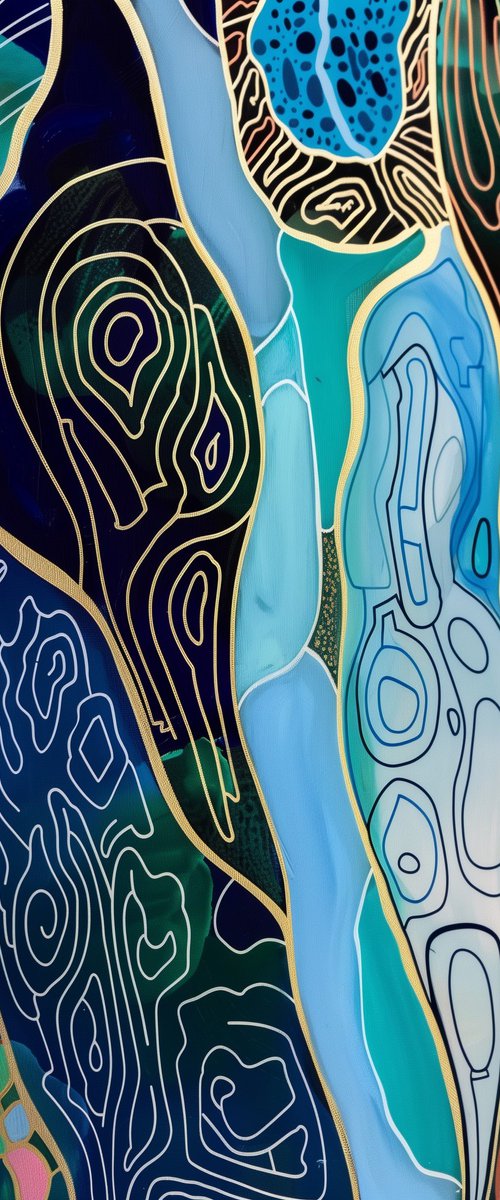 Geometric abstraction #30 by V+V Kniazievi