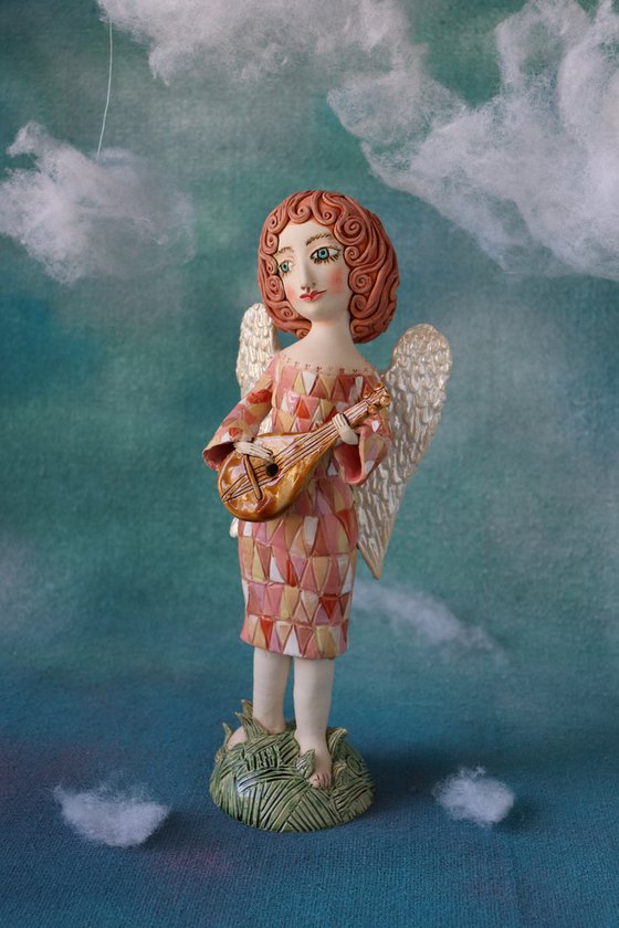 Song of the angels II. OOAK sculpture.