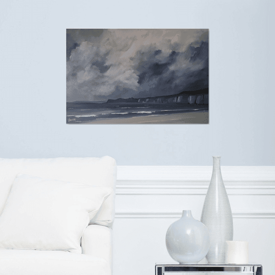 Storm over Dunluce, Ireland