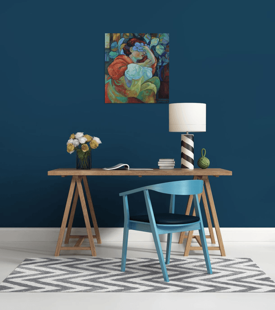 Blue flower