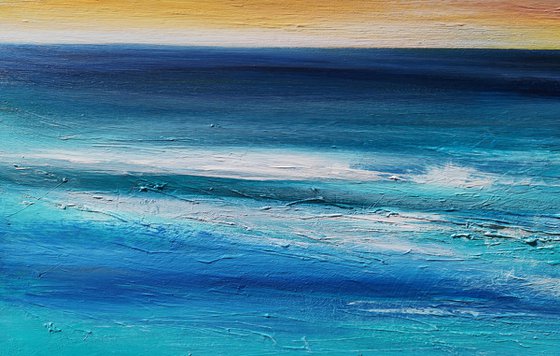 Fresh Dawn - Cornish Seascape, Art, Skyscape