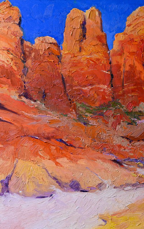 Red Rocks from Arizona Desert by Suren Nersisyan
