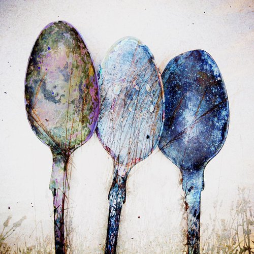 Three spoons. by Scott Grant