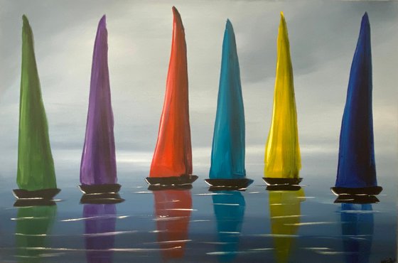 Stormy Colourful Regattas