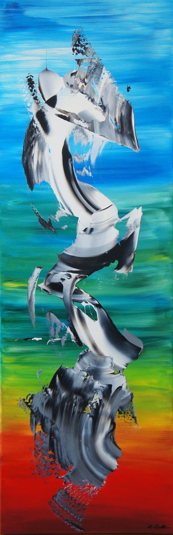 Angelfish (40 x 120 cm) XL (16 x 48 inches)