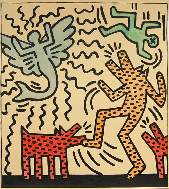 Homage to Keith Haring