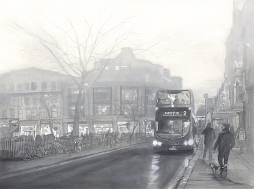 A foggy evening in Oxford by Elaine Marston