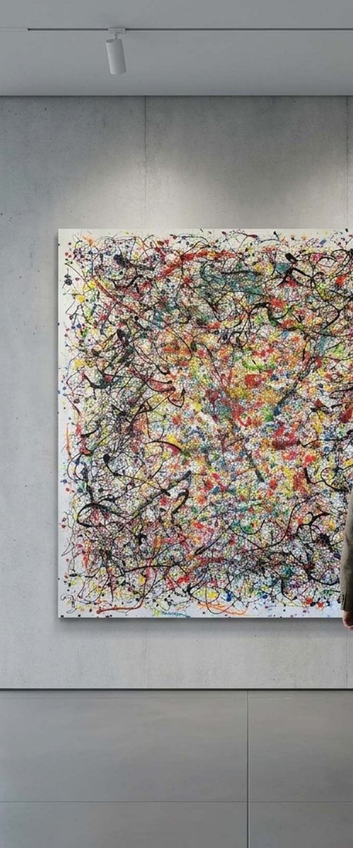 Cosmic Explosion in Black by Juan Jose Garay