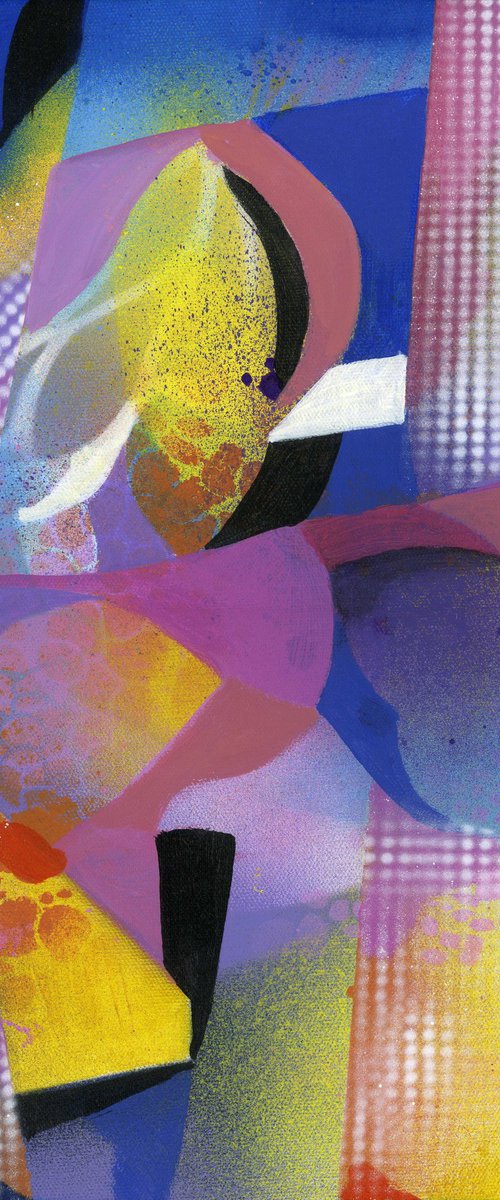 pinks with blues by Alfred Ng