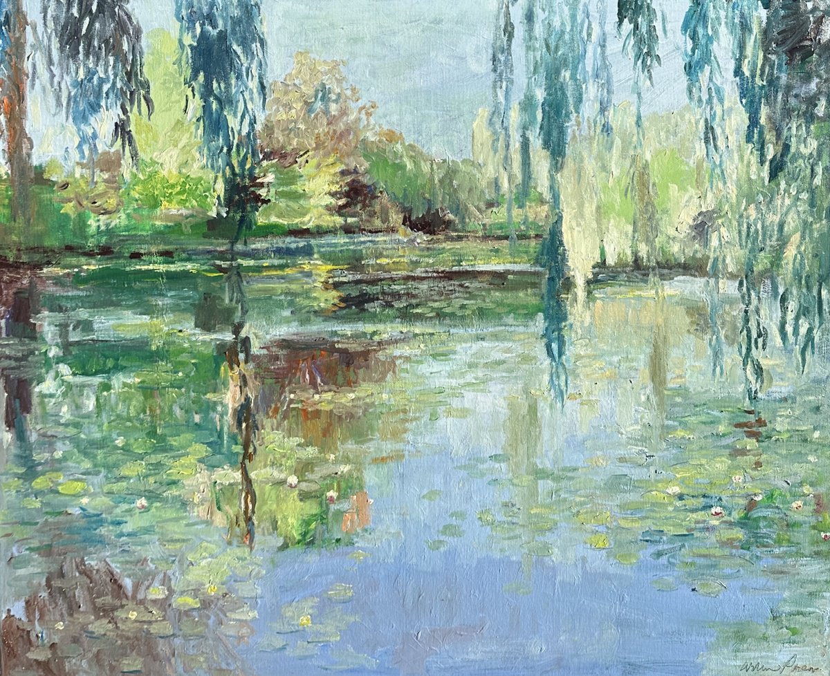 Silent Lake By Arun Prem, 40 X 30, Artwork For Sale On Artfinder
