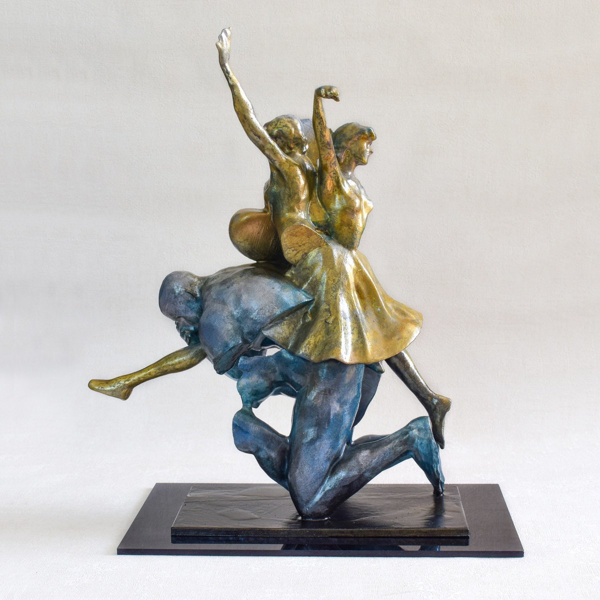 Expressive Portrait Sculpture By Nikolay Devnenski, 12 X 16", Spanish Heart, Original Artwork