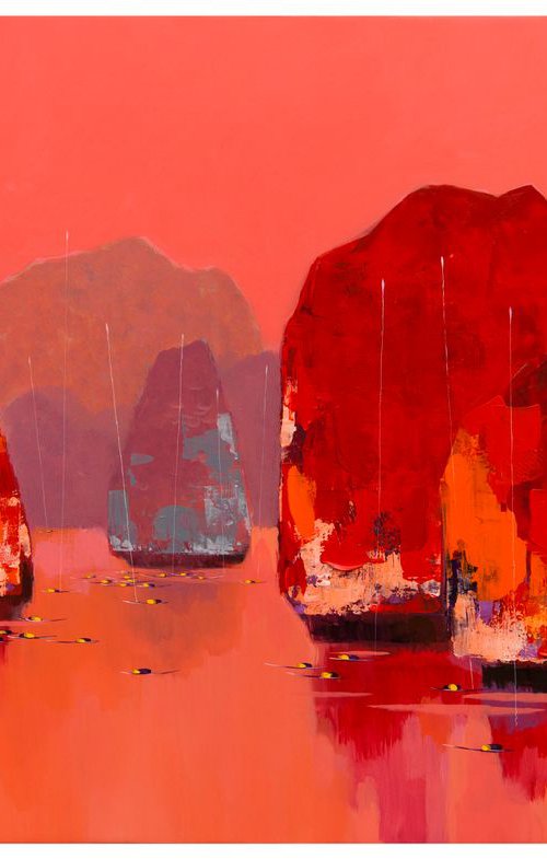 Red in Halong Bay no.2 by The Khanh Bui