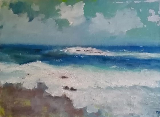 Sea and sky, Cape Cornwall