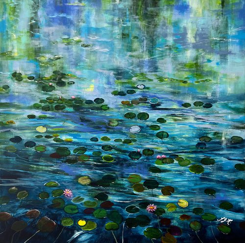 Water Lilies 8 by Sandra Gebhardt-Hoepfner