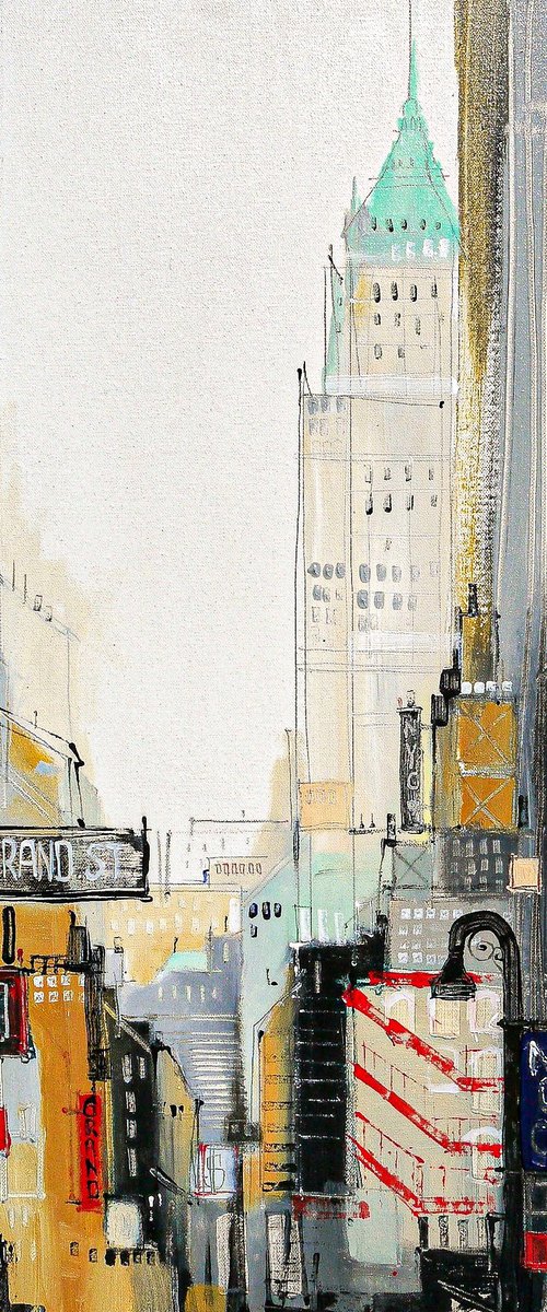 New York Skyline - Grand Street 2 by Irina Rumyantseva