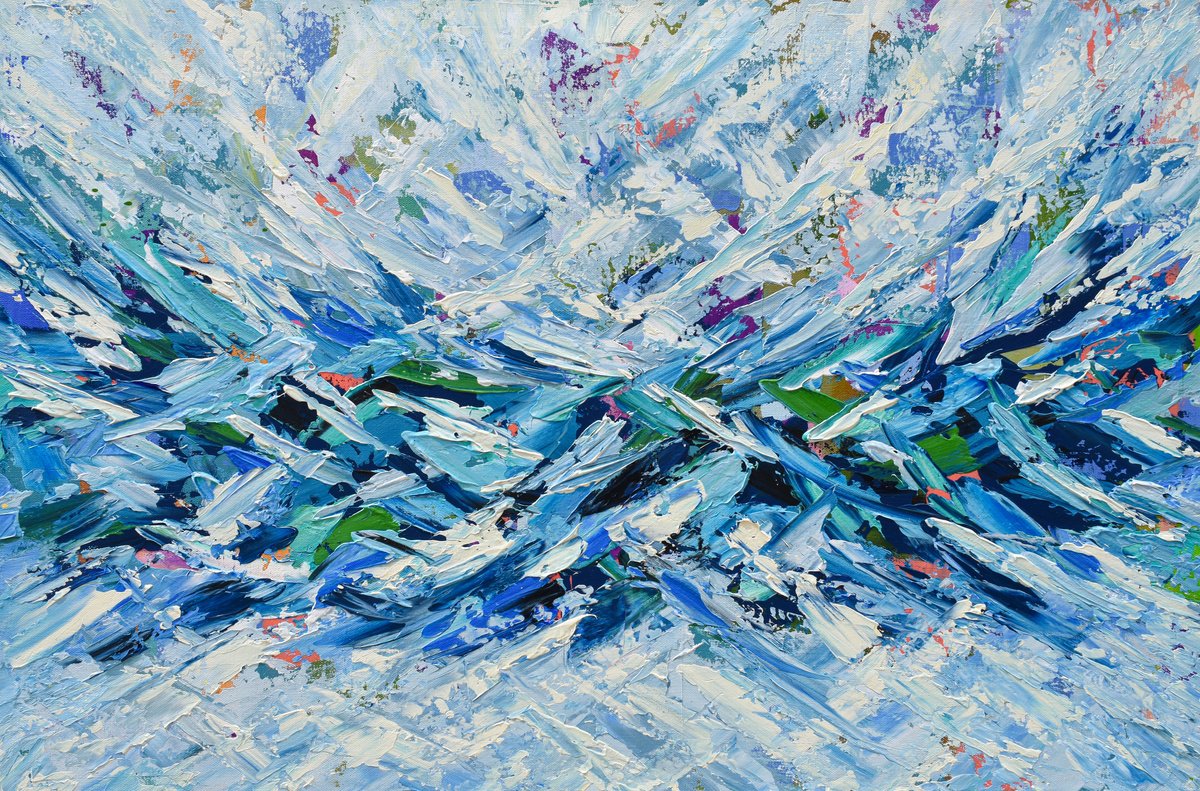 Breaking The Ice By Olga Tkachyk, 36 X 24, Artwork For Sale On Artfinder