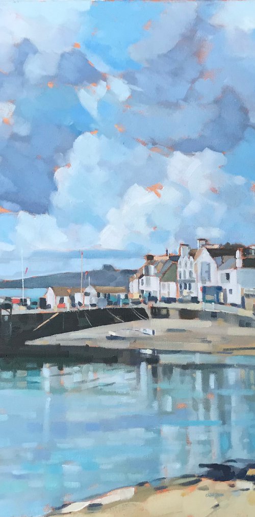 Low Tide, St Mawes Harbour by Emma Dashwood