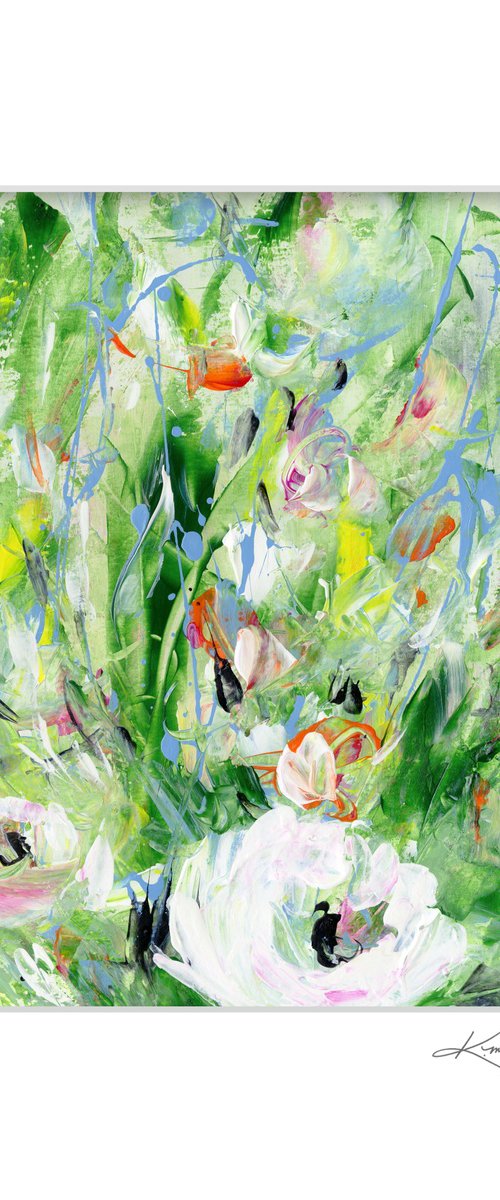 Floral Jubilee 27 - Flower Painting by Kathy Morton Stanion by Kathy Morton Stanion