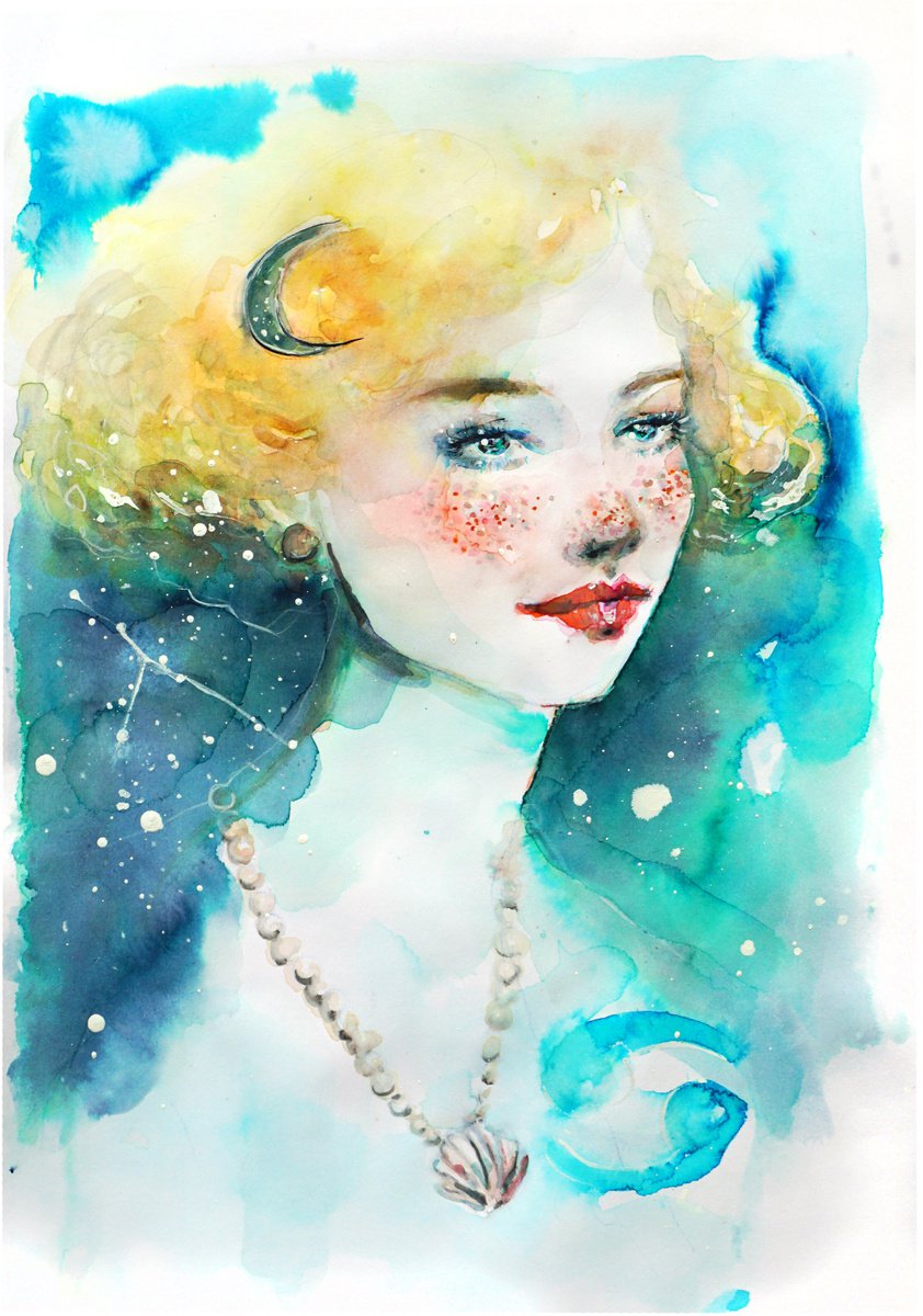 Zodiac - Cancer girl by ESylvia