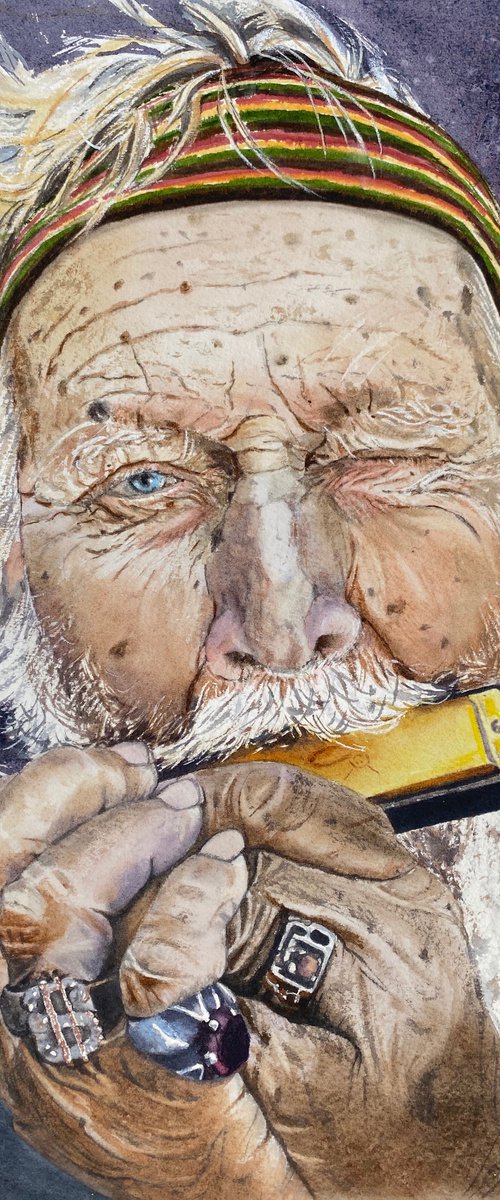 Old Man by Alla Semenova
