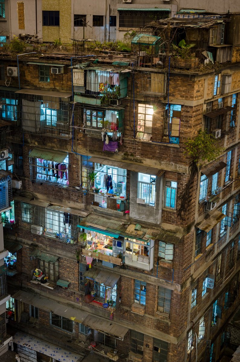 Photorealistic Cityscapes Photograph By Serge Horta, 24 X 36", My Neighbours No.2, Original Artwork