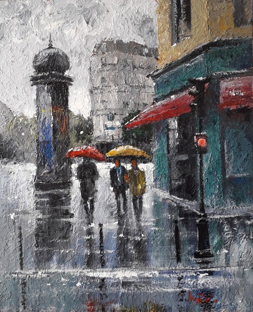 Rain in Paris by Alexander Zhilyaev