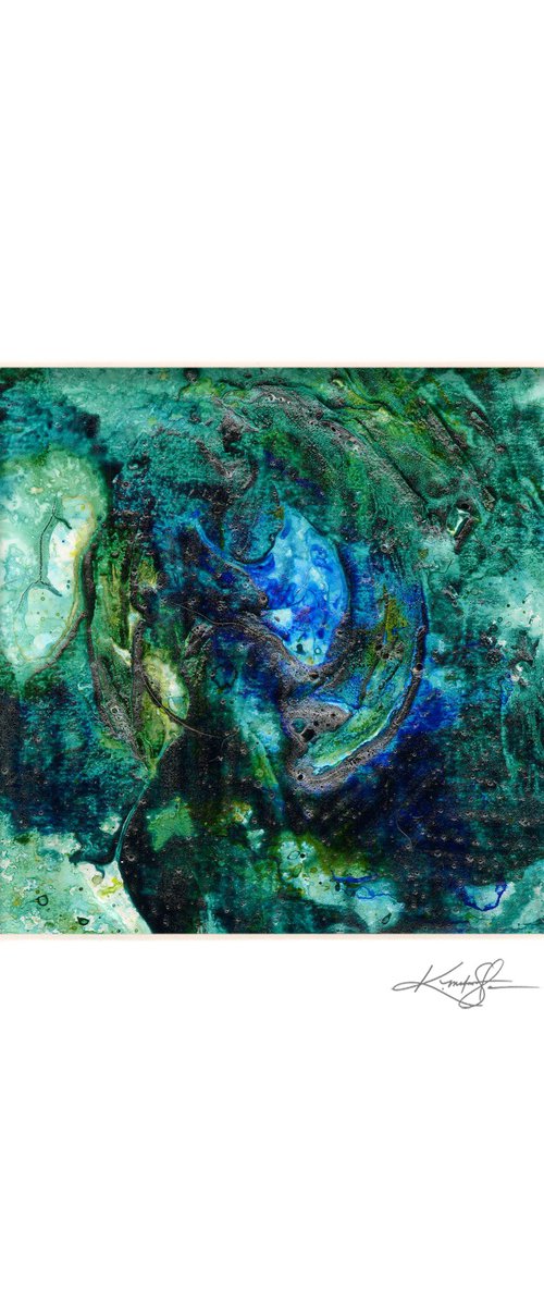 Ethereal Dream 25 - Highly Textural Mixed Media Painting by Kathy Morton Stanion by Kathy Morton Stanion