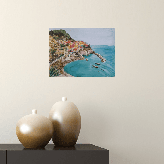 Cinque Terre, Manarola / ORIGINAL PAINTING