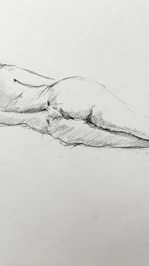 nude drawing 5 by Anna Bogushevskaya