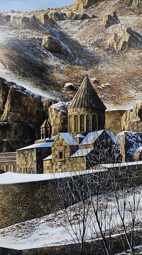 Winter at the Monastery by Sergei Miqaielyan