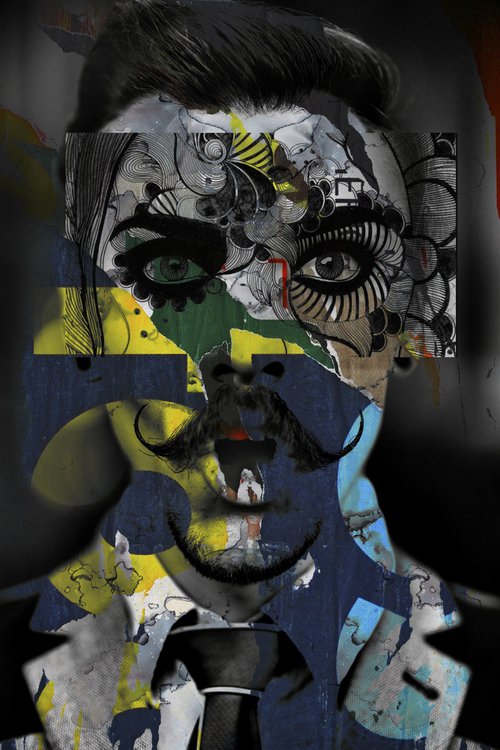 Face art collection "Fedbergsun" - Vol 22. Art portrait on canvas by Elmira Namazova