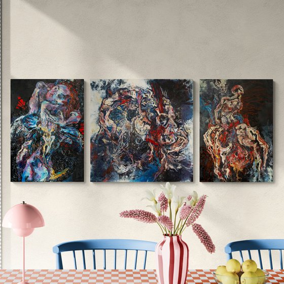 The Dark Feelings Triptych