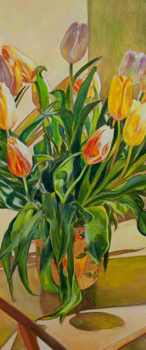Tulips by Liudmila Pisliakova