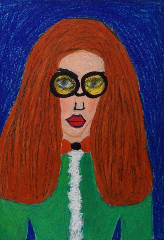 Girl with glasses