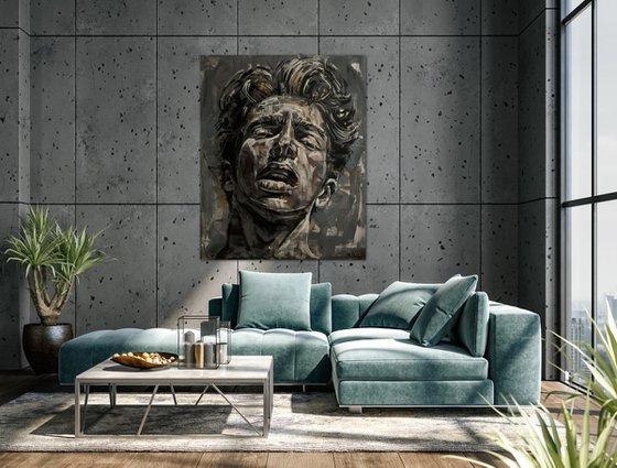 Large male portrait of Manurios