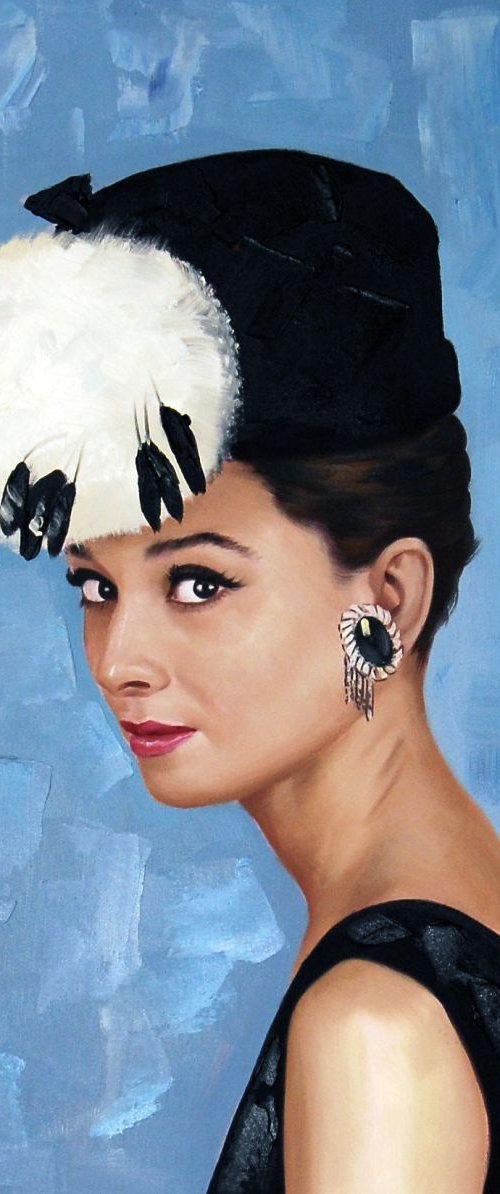 Audrey Hepburn Portrait “Breakfast at Tiffany's” by Di Capri