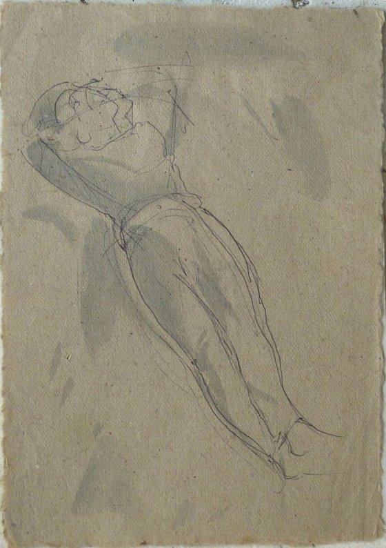 Reclining Model, study 7