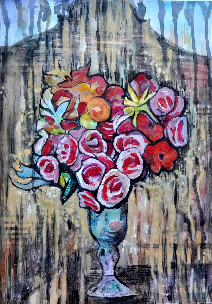 Abstract Flowers, Roses of Buyukada by Alex Solodov