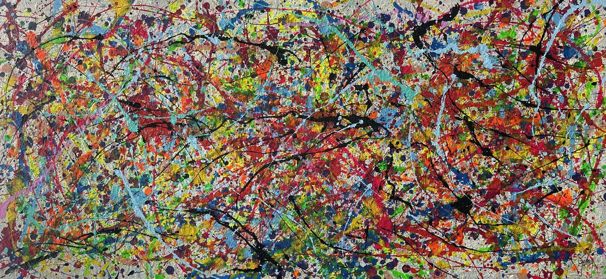 Chromatic Movement 06 By Juan Jose Garay, 39 X 18, Artwork For Sale On Artfinder
