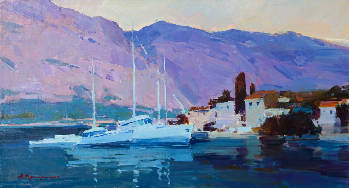Southern Evening By Aleksandr Kryushyn, 31 X 18, Artwork For Sale On Artfinder