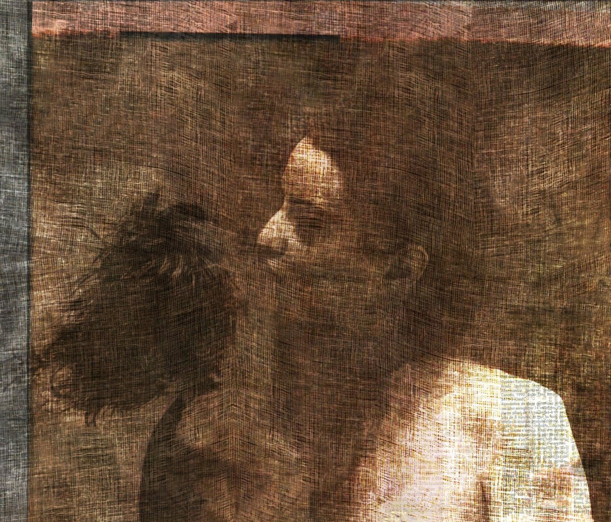 Expressive Portrait Photograph By Philippe Berthier, 28 X 24", Charnelle................., Original Artwork