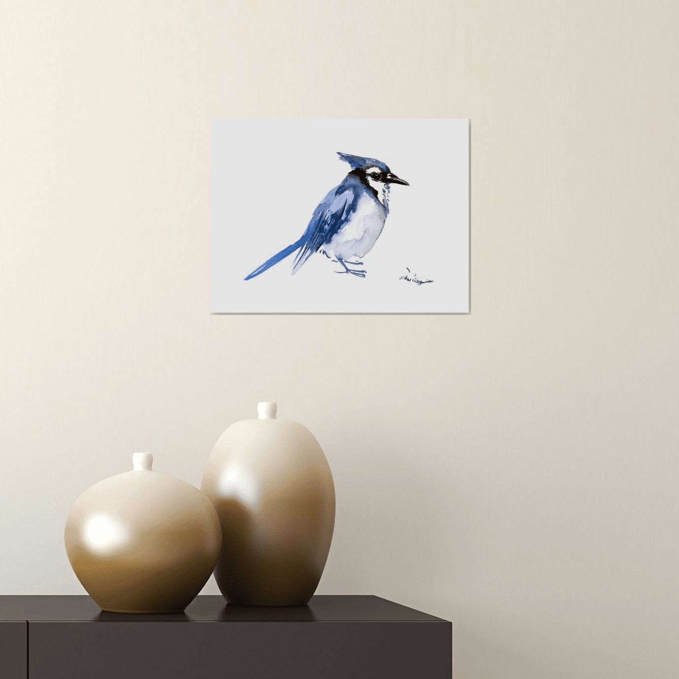 Blue Jay - Gouache Painting · Featherdust Studio · Online Store